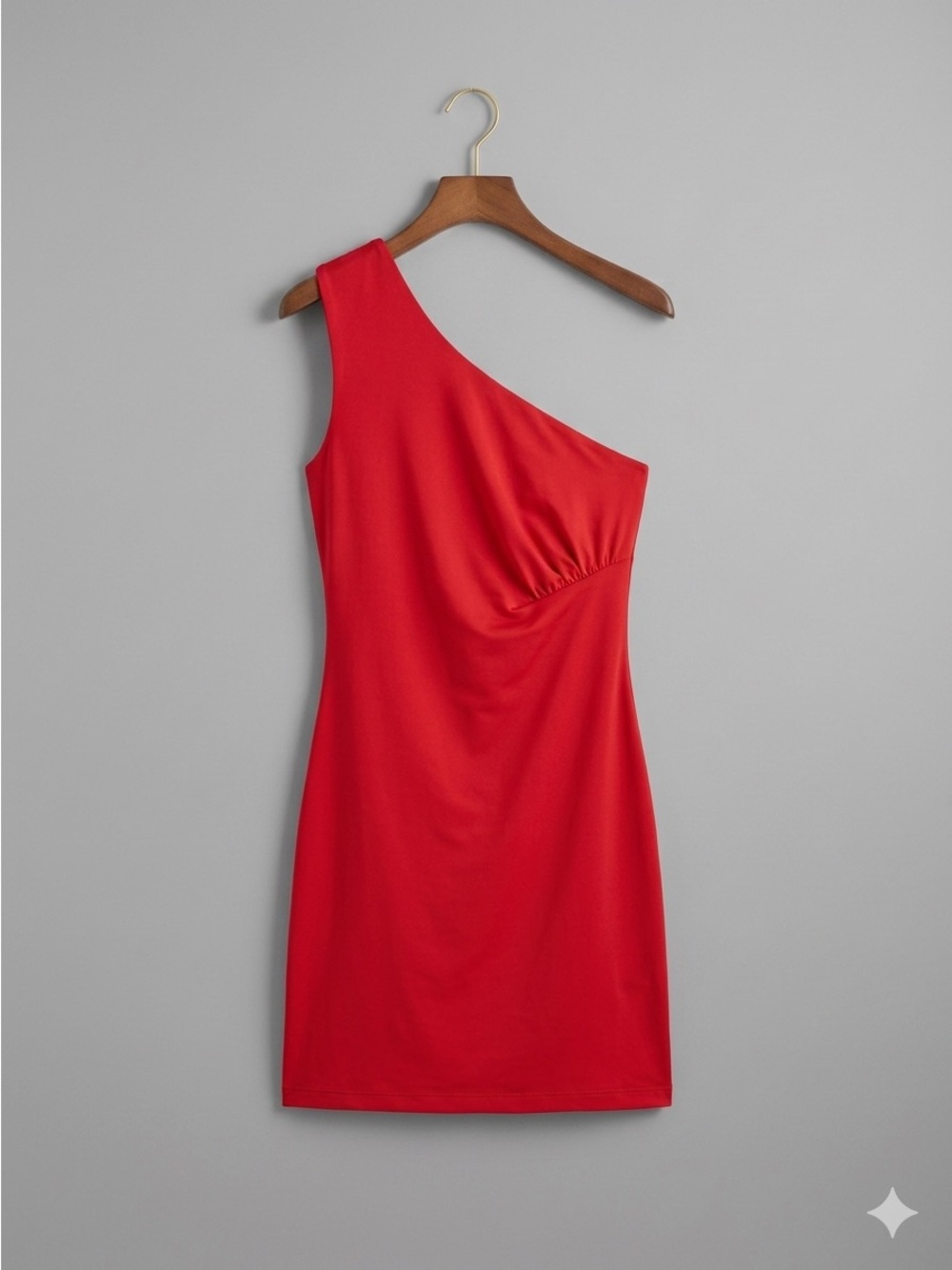 Aritzia Red One-Shoulder Women's Dress